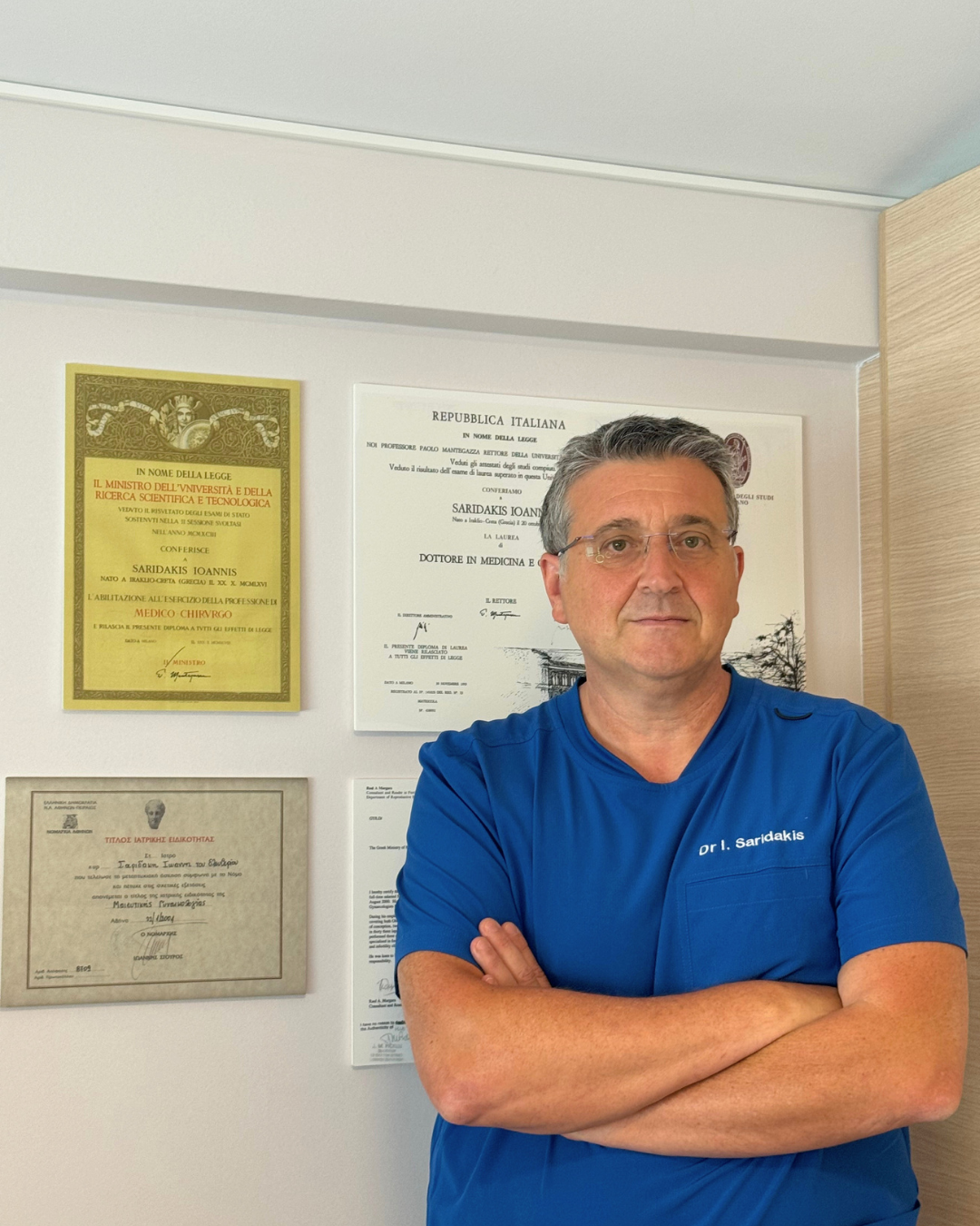 Ιωάννης Σαριδάκης — Μαιευτήρας Γυναικολόγος
